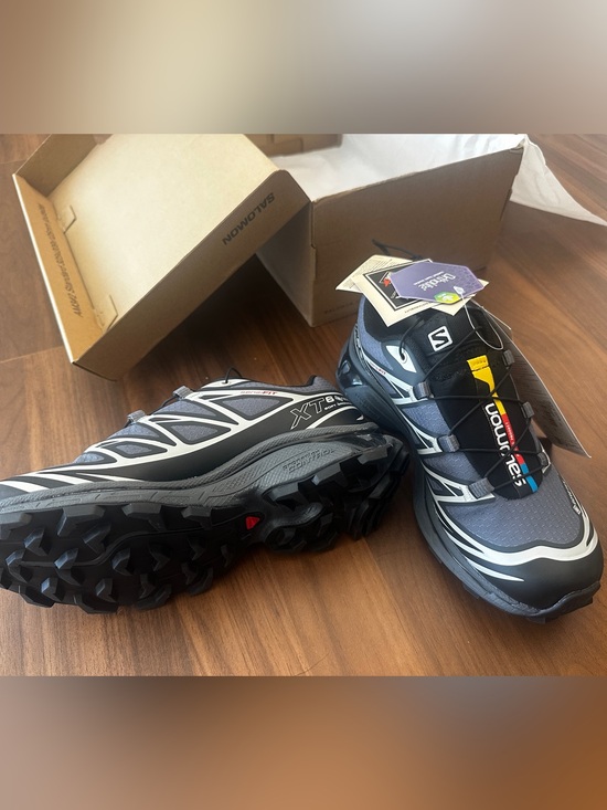 Salomon Shoes - Salomon XT-6 Trail Running Shoes - Grey/Black